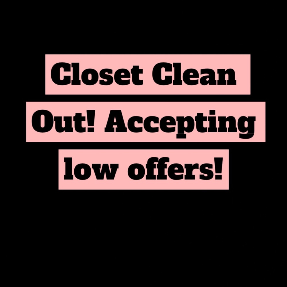 Closet Clean Out Announcement